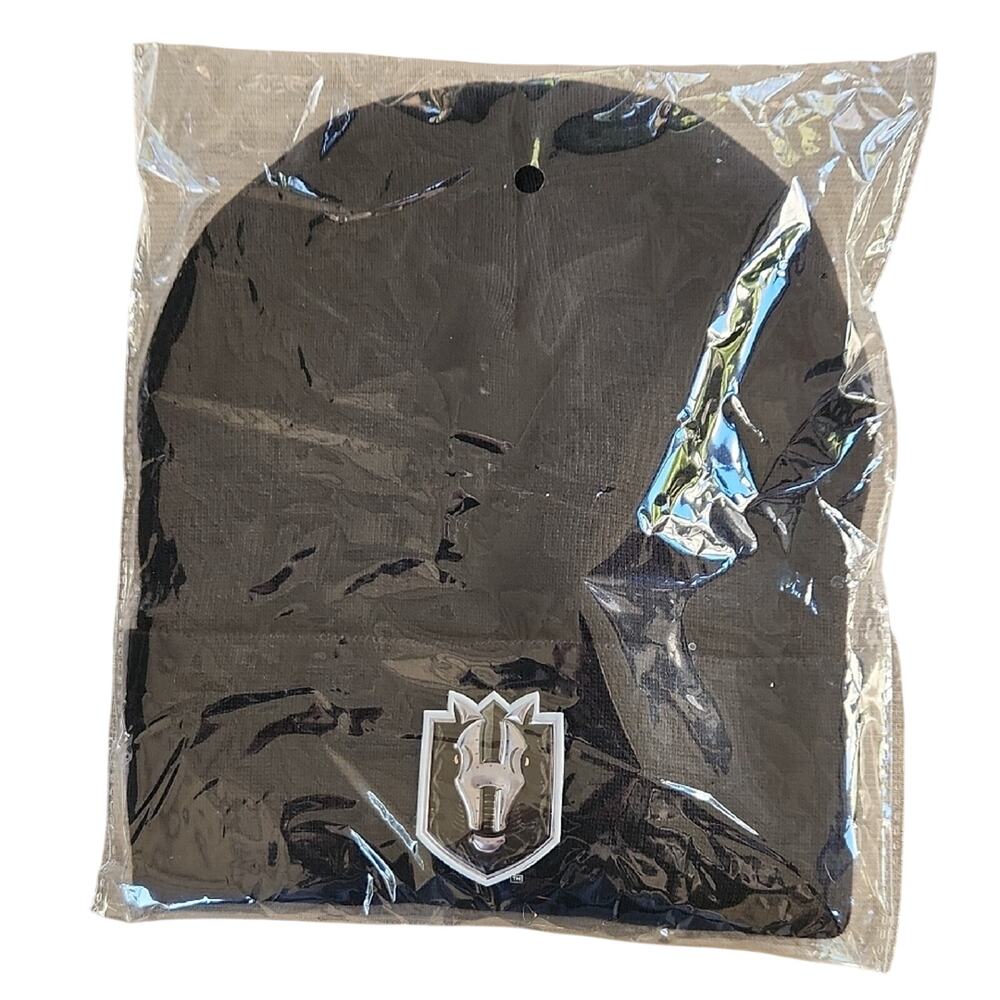 Black Beanie with Henderson Silver Knights Logo